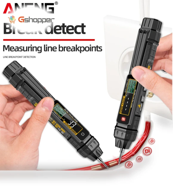 2-in-1 Multimeter Test Pen with VA Color Display — Multimeters & Analyzers, ANENG