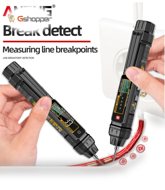 2-in-1 Multimeter Test Pen — Multimeters & Analyzers, ANENG