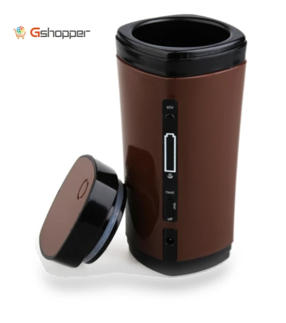 Automatic Heating & Stirring Insulated Coffee Mug — Beverage Warmers