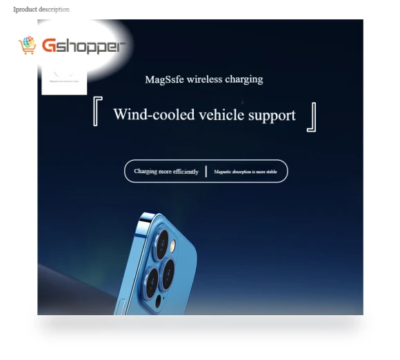 Car Mobile Phone Holder with Magsafe Magnetic Wireless Charger — Dashboard Installation Kits, ESR