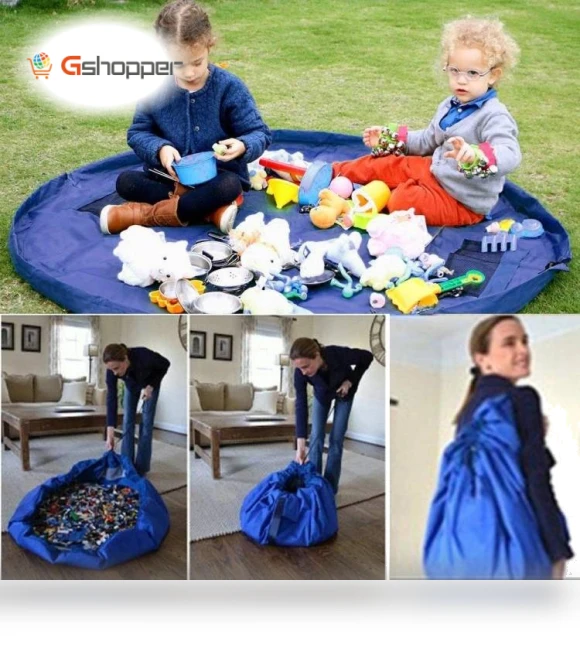 Portable Kids Toy Storage Bag — Toy Bags & Nets