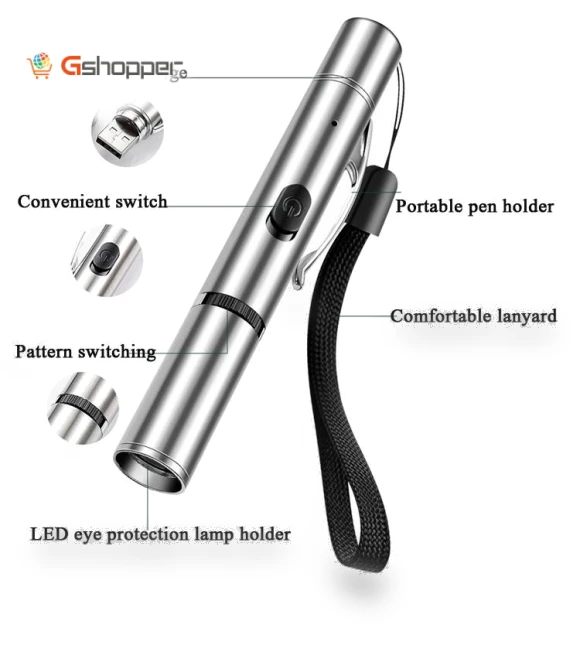 Rechargeable Projection Cat Flashlight — Flashlights