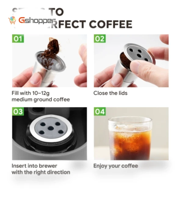Reusable Stainless Steel Filter Cup — Reusable