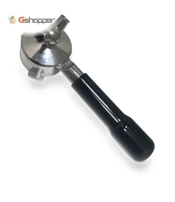 Stainless steel coffee machine with bottom handle — Brewing Excellence
