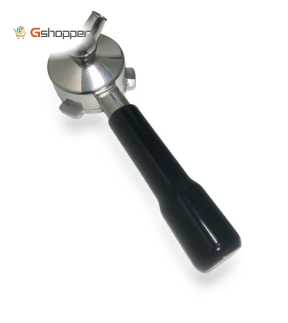 Stainless steel coffee machine with bottom handle — Brewing Excellence