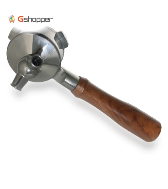 Stainless steel coffee machine with bottom handle — Brewing Excellence