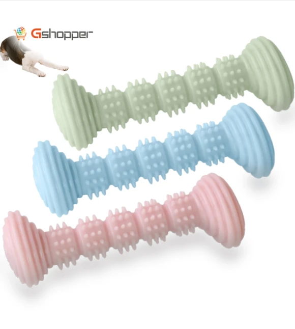 Teething Toys Chewing Gnawing Dog Toothbrush — Toothbrushes