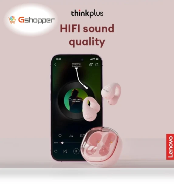 C-Clip OWS Earbuds — Over-Ear Headphones, Lenovo