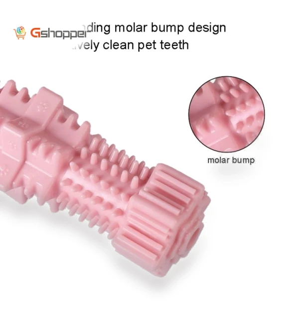 Hexagonal Molar Rods Pet Tooth Brush — Toothbrushes