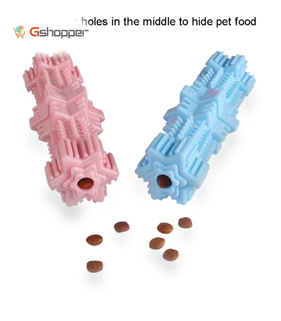 Hexagonal Molar Rods Pet Tooth Brush — Toothbrushes