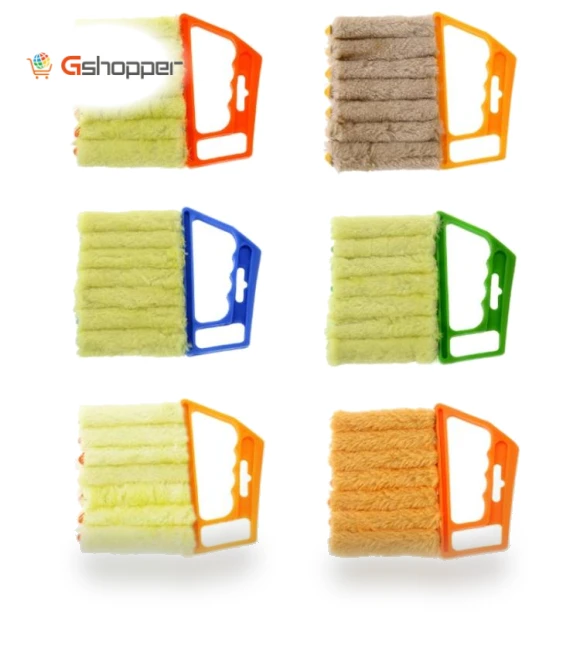 Microfiber Blind Dust Removal Cleaning Brush — Dusting Tools