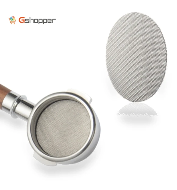 Stainless Steel Sintered Sheet Coffee Splash Filter — Reusable