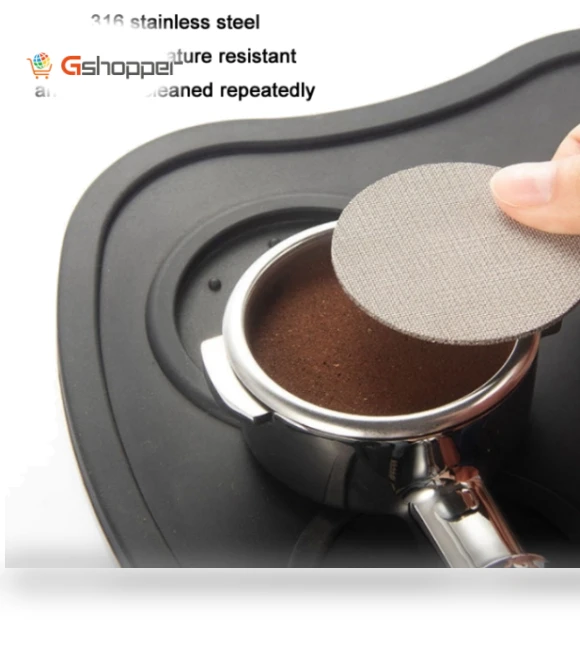 Stainless Steel Sintered Sheet Coffee Splash Filter — Reusable