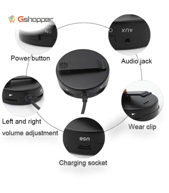 Wired Headset with Bone Conduction Technology — Headsets
