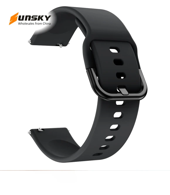 Color Buckle Silicone Watch Band — Bands