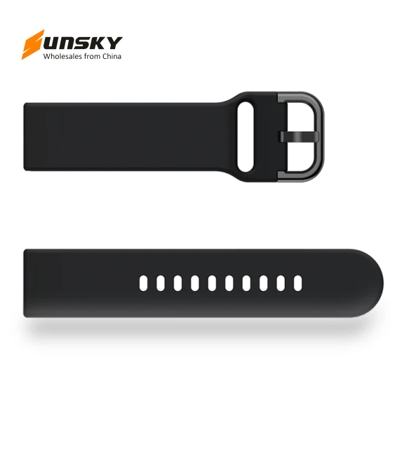 Color Buckle Silicone Watch Band — Bands