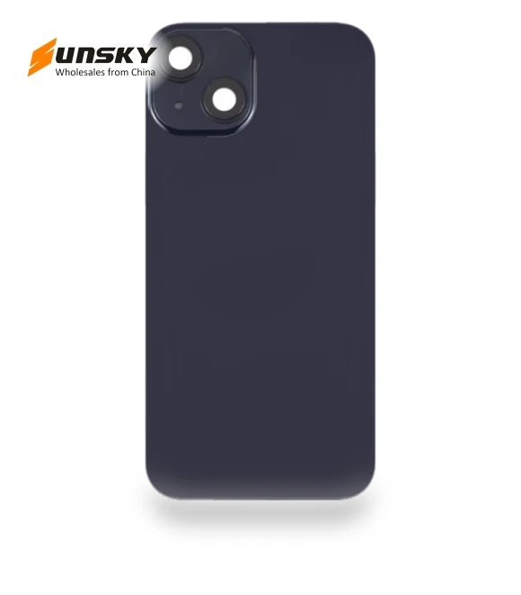 Glass Battery Back Cover with Flash Bracket + Wireless Charging Module — Back Covers