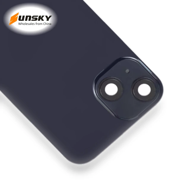 Glass Battery Back Cover with Flash Bracket + Wireless Charging Module — Back Covers