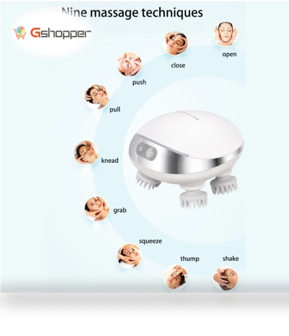 Hot Compress Red Light Head Massager — Back Relief Solutions