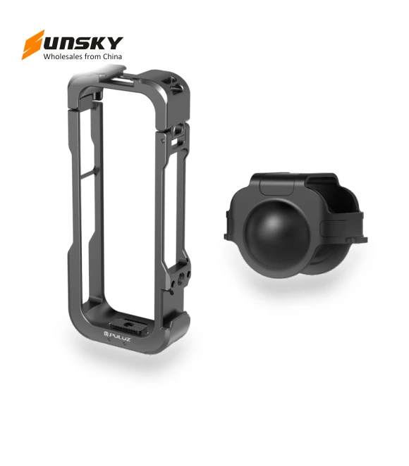 Metal Protective Cage Rig Housing Frame with Lens Cover — Camera Supports, PULUZ