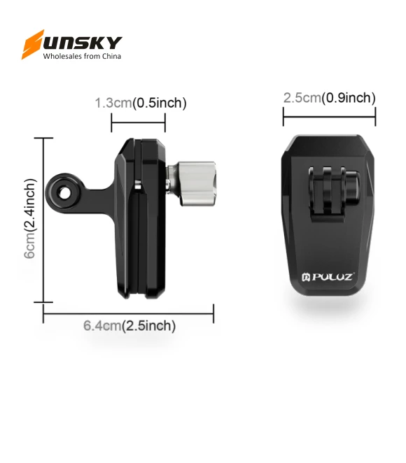 Motorcycle Windshield Clip Bracket Camera Mount — Camera Brackets, PULUZ