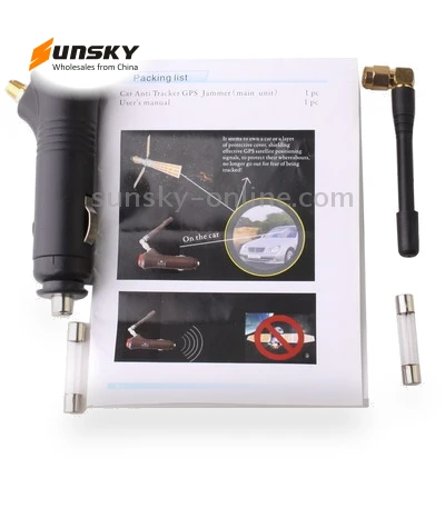 Portable Car GPS Signal Jammer with Switch — Location Tracking Devices