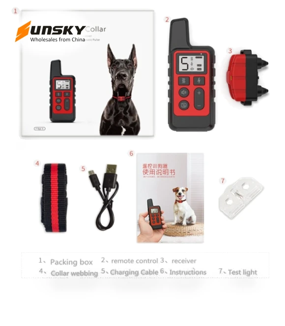 Remote Control Dog Training Collar — Anti-Bark Training Devices