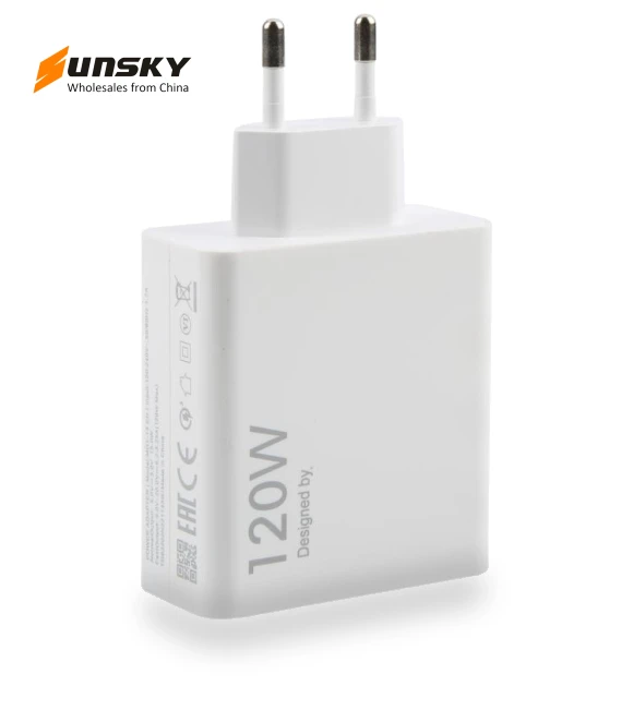 120W USB Fast Charger with 1m USB to Type-C Cable — Chargers