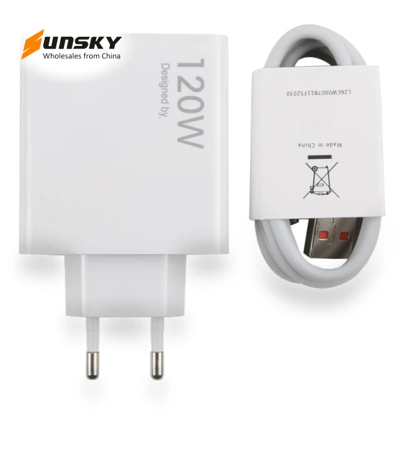 120W USB Fast Charger with 1m USB to Type-C Cable — Chargers