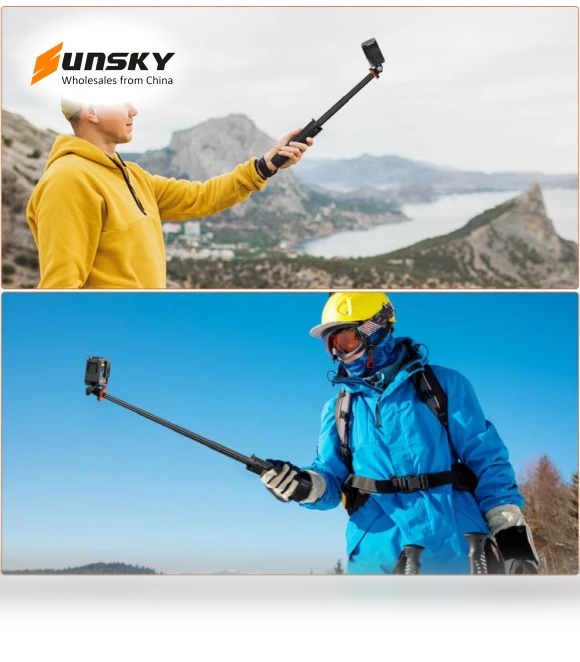 Action Camera Extension Tripod Selfie Stick Stand — Selfie Sticks, PULUZ