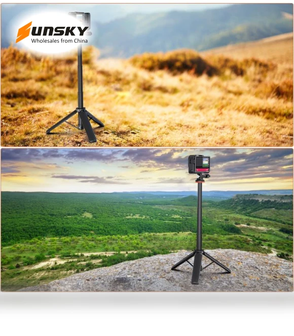 Action Camera Extension Tripod Selfie Stick Stand — Selfie Sticks, PULUZ