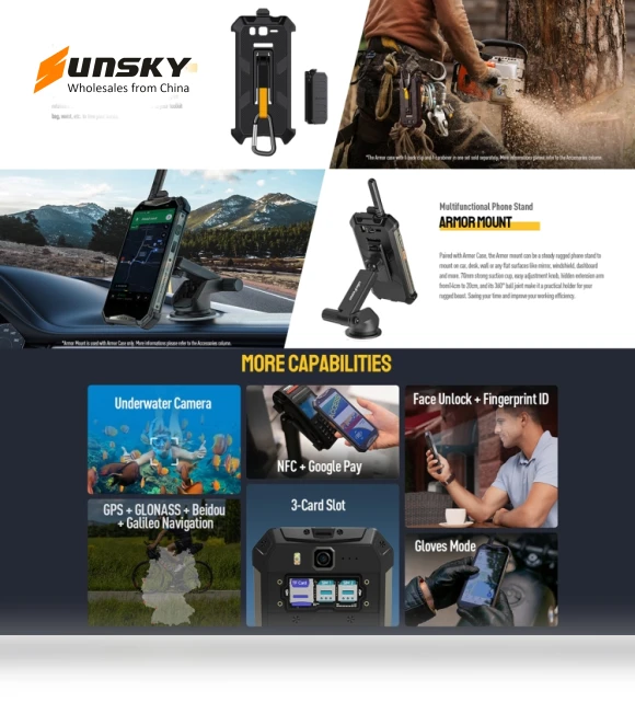 Rugged Phone with Walkie Talkie Function — Bumpers, Ulefone