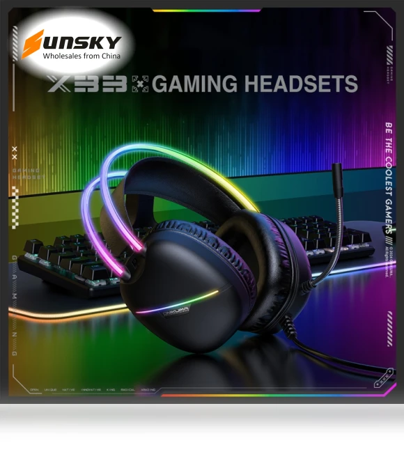X33 Head-mounted RGB Light E-Sports Gaming Headset — Headsets, ONIKUMA