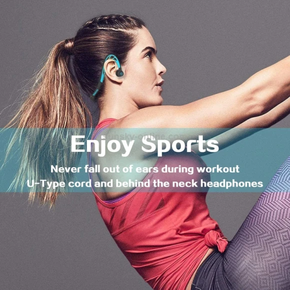 Foldable Wired Running Sports Headphones, Mucro