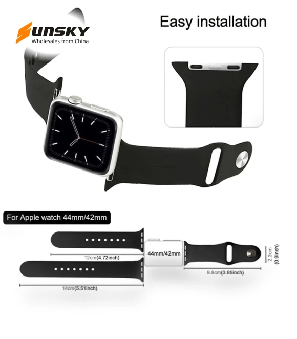 Rubber Watch Band with Pin Buckle — Bands