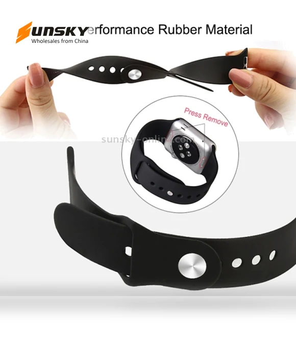 Rubber Watch Band with Pin Buckle — Bands