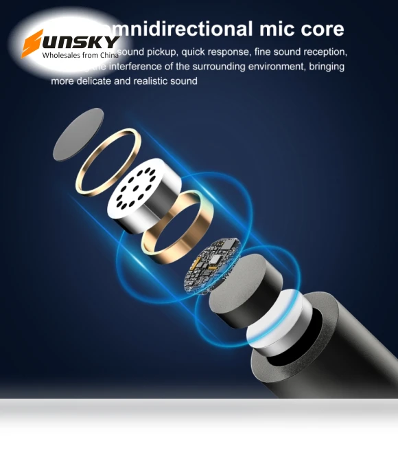 Wireless Lavalier Noise Reduction Reverb Microphones — Audio Capture Devices, PULUZ