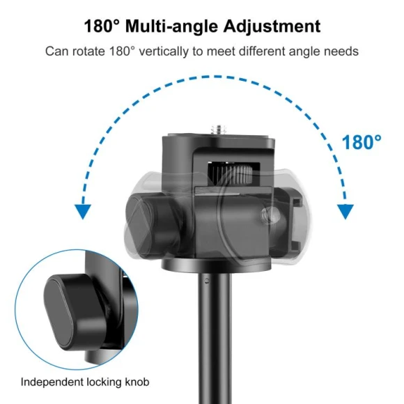 Aluminum Alloy Broadcast Fill Light Bracket Telescopic Tripod, PULUZ