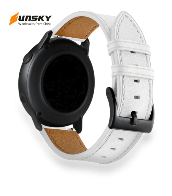 First Layer Leather Sewing Thread Watch Band — Bands, Huawei