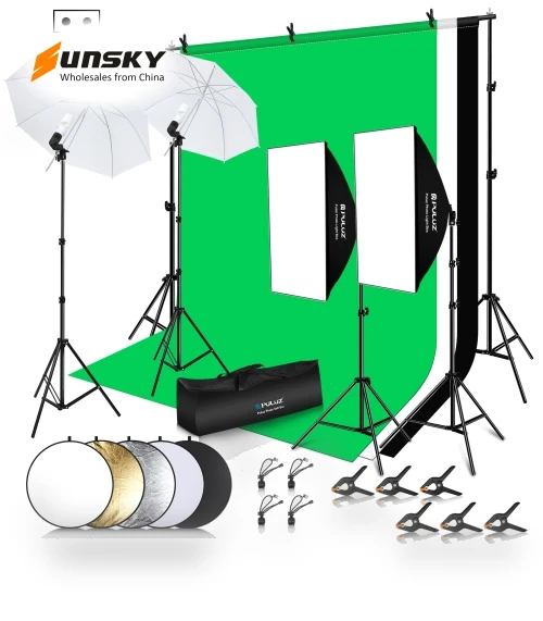 LED Light Studio Softbox Photography Kit — Photography Lighting & Studio Equipment, PULUZ