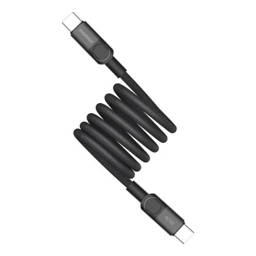 Magnetic 60W USB-C to USB-C Data Cable, MOMAX