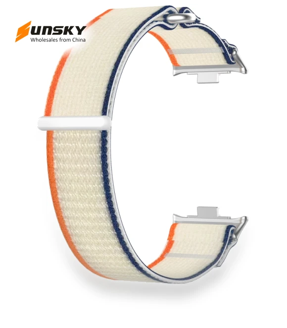 Nylon Woven Hook and Loop Fastener Watch Band — Fitness Bands, Redmi