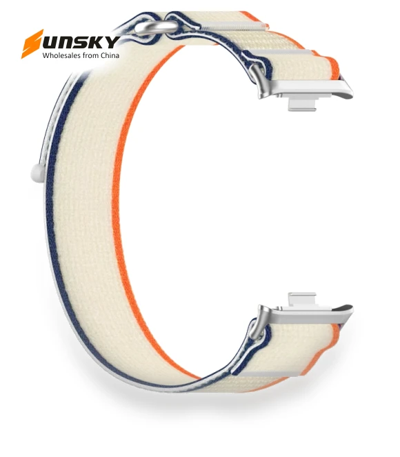 Nylon Woven Hook and Loop Fastener Watch Band — Fitness Bands, Redmi