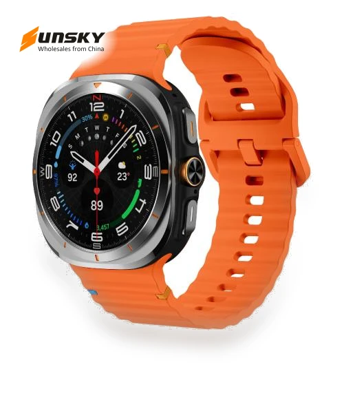 Wave Stitching Silicone Strap — Bands, Kalebol