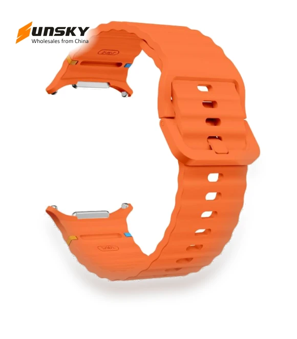 Wave Stitching Silicone Strap — Bands, Kalebol