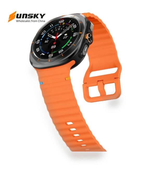 Wave Stitching Silicone Strap — Bands, Kalebol