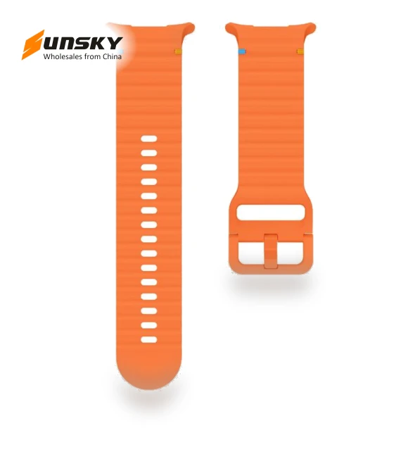 Wave Stitching Silicone Strap — Bands, Kalebol