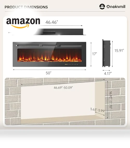 Smart Electric Fireplace — Outdoor Fireplaces, oneinmil