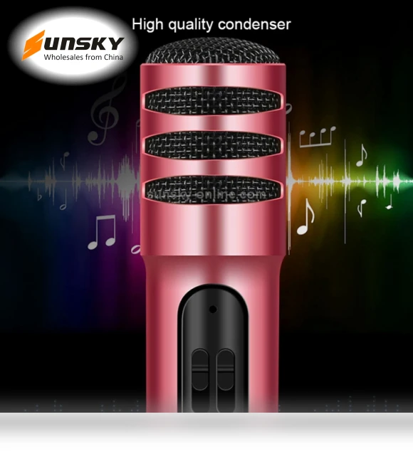 Condenser Microphone Dual Mobile Phone Karaoke Live Singing Microphone — Microphones, BGN