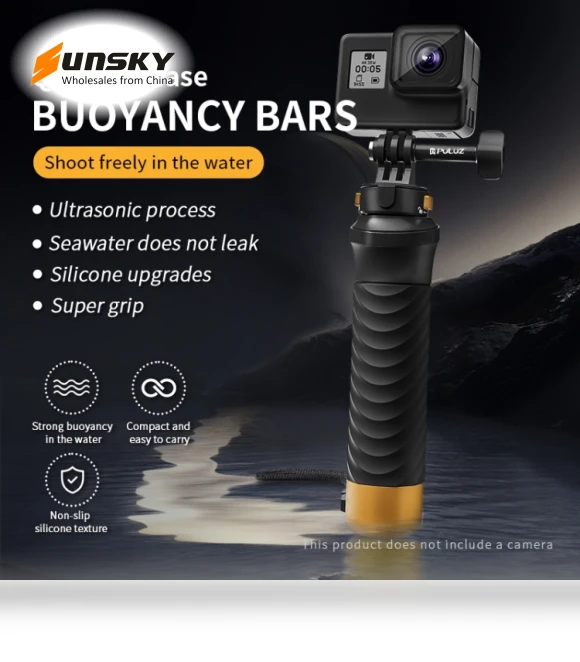 Quick Release Floating Handle Hand Grip — Paddle Accessories, PULUZ